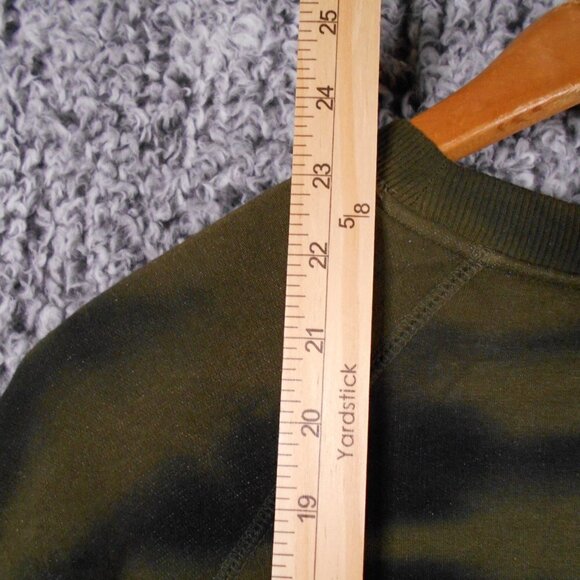 SCOOP Animal Print Sweatshirt Tiger Print Green and Black Fleece Size Large - Picture 8 of 10